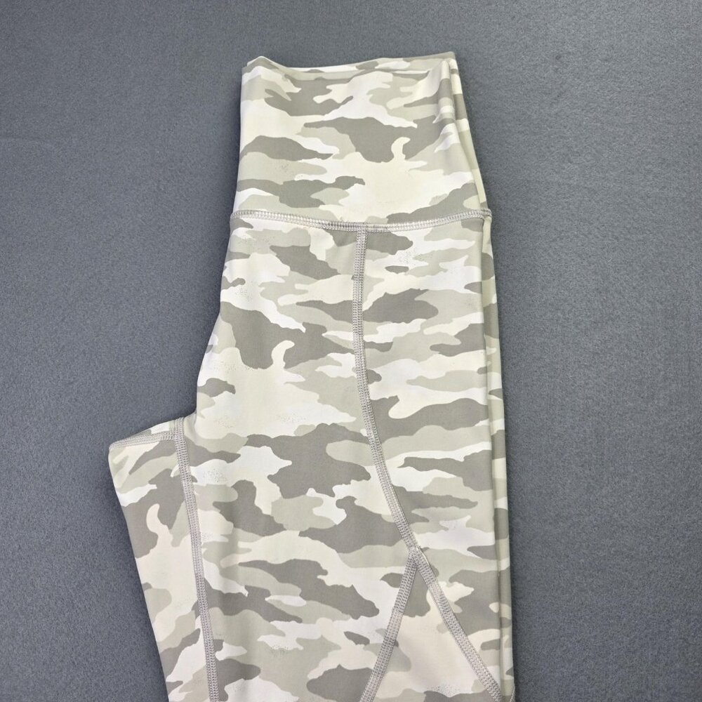 Aerie Leggings Womens S M Gray Camo High Rise Stretch Athleisure Yoga Pants - Picture 7 of 12